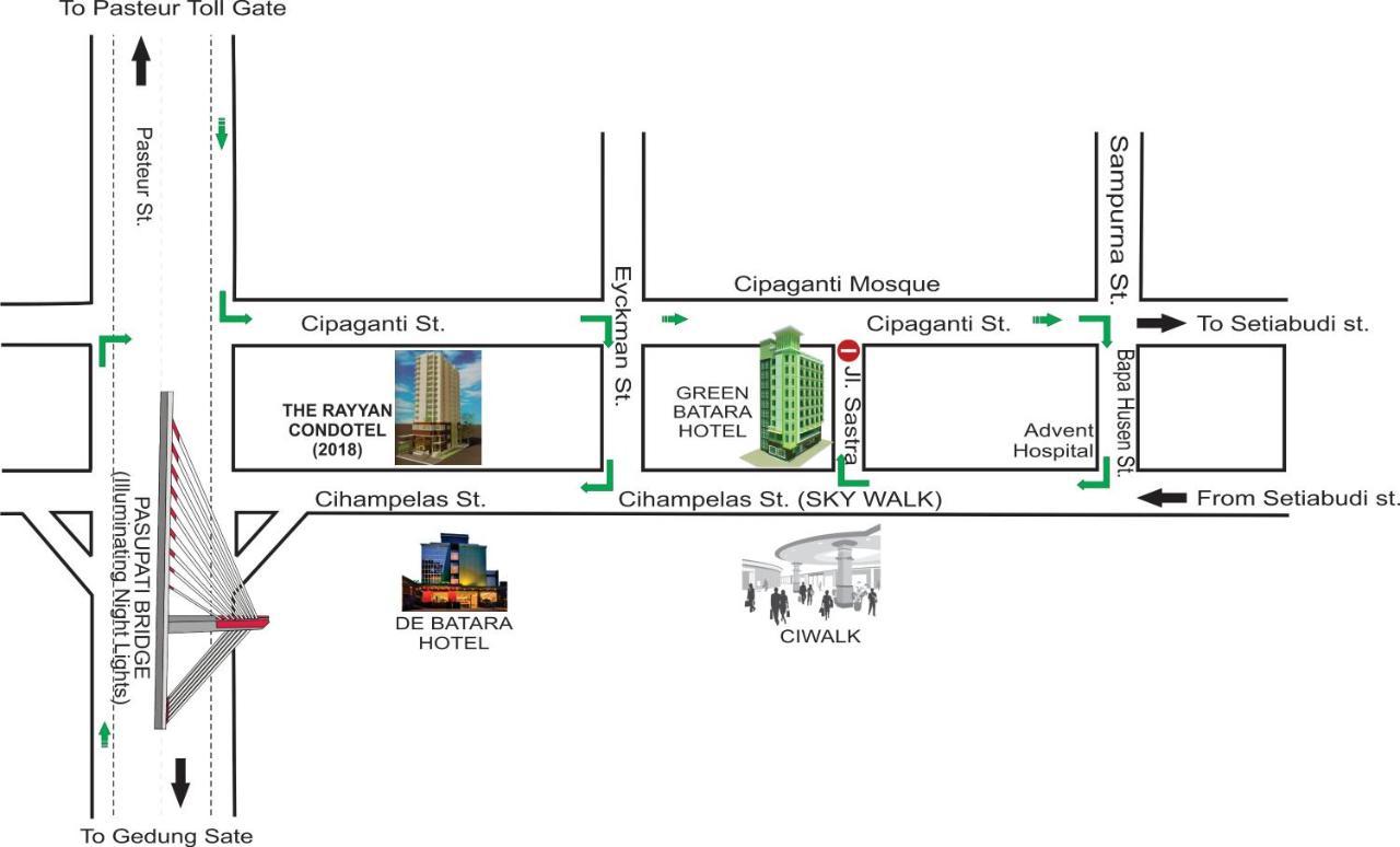 Green Batara Hotel Μπαντούνγκ Εξωτερικό φωτογραφία